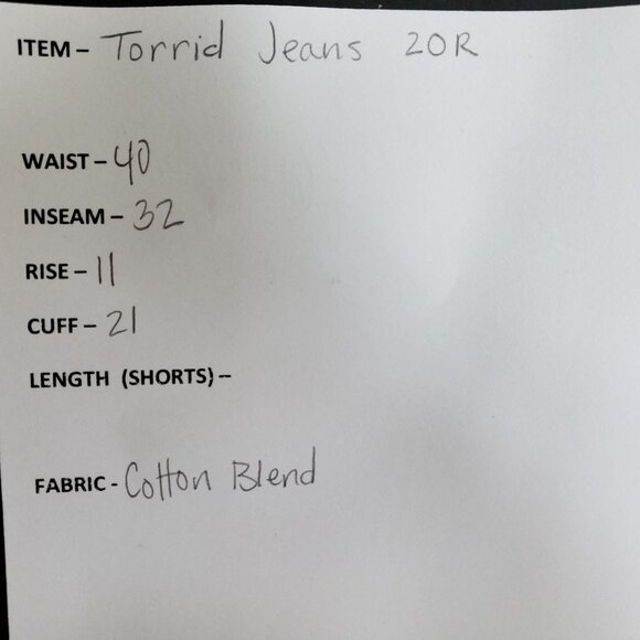 Torrid Relaxed Boot Jeans Women's Size 20R Dark Wash - Picture 6 of 7